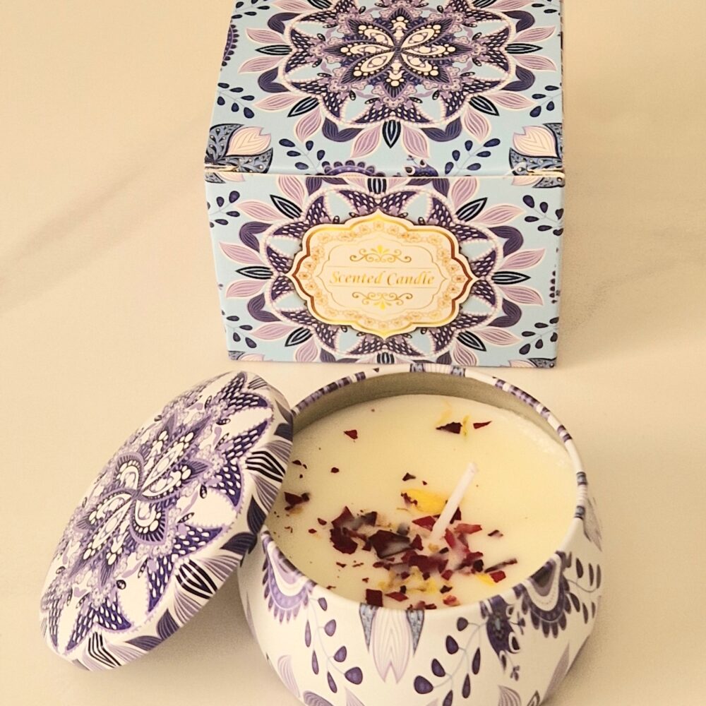 Aromatherapy Tin Candle 4oz - Violet