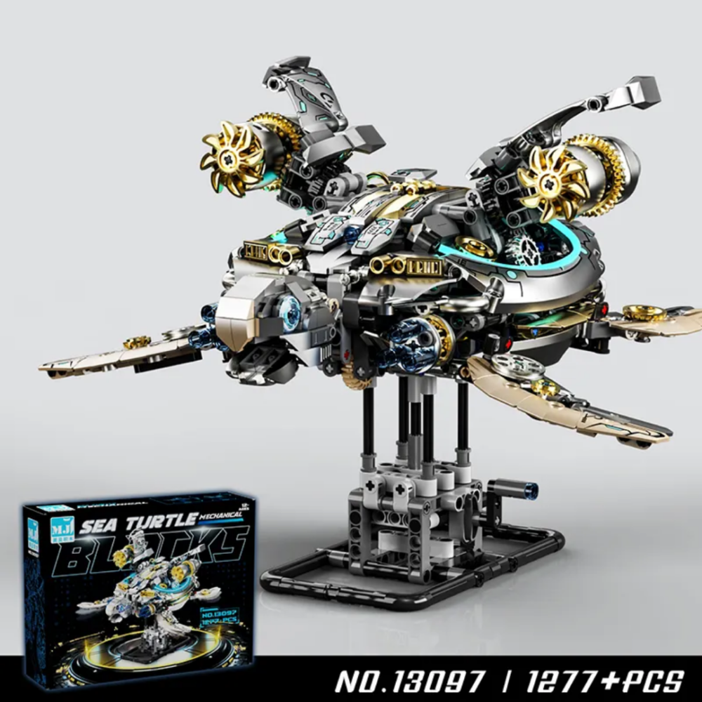 Modelex Building Block Sets - Semi-Automatic Mechanical Sea Turtle