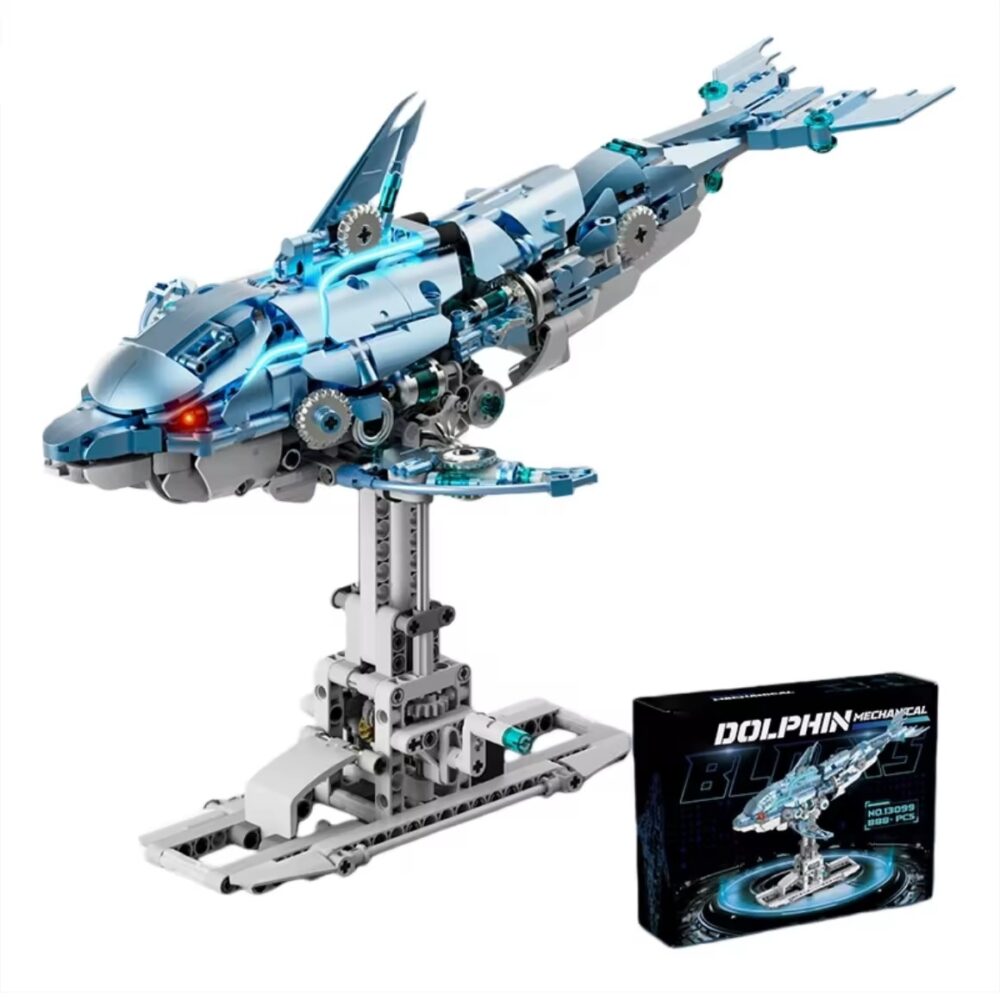 Modelex Building Block Sets - Semi-Automatic Mechanical Dolphin