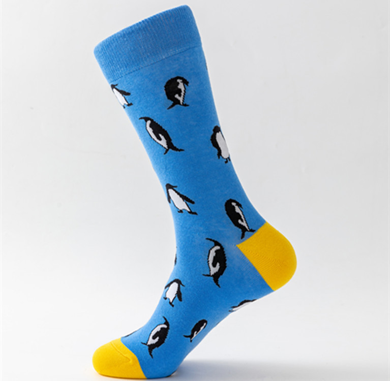 Quality Combed Cotton Socks - Penguin Design