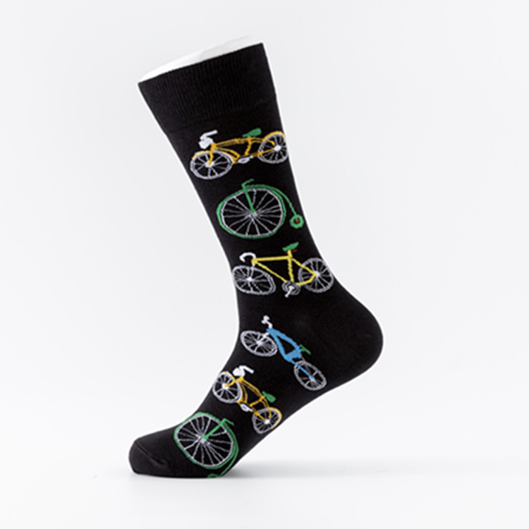 Quality Combed Cotton Socks - Bicycles Design