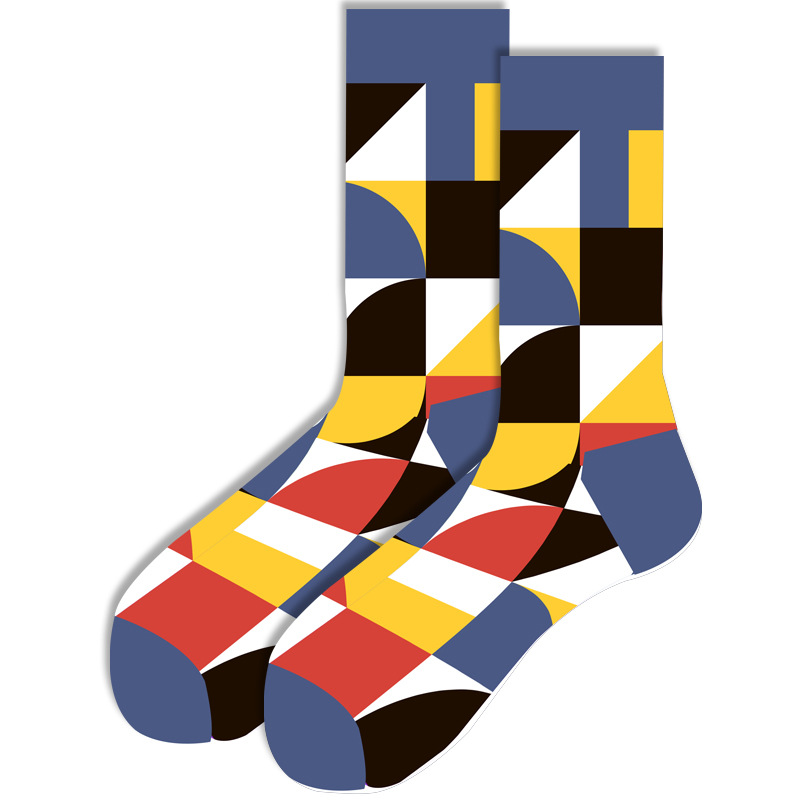 Quality Combed Cotton Socks - Picasso Design