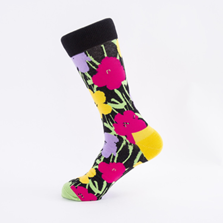 Quality Combed Cotton Socks - Andy Warhol Daisy Design