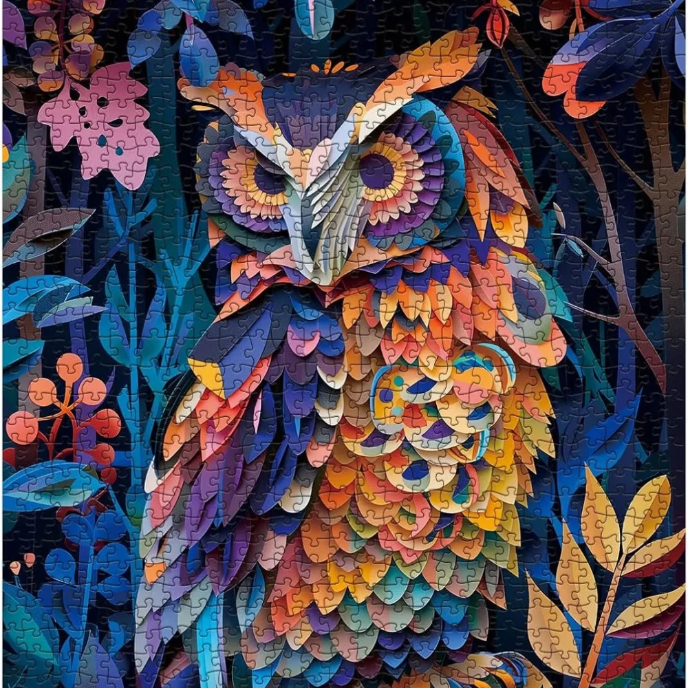 1000pce Quality Jigsaw Puzzle - Owl Design