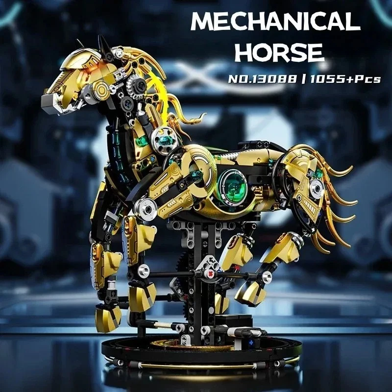 Modelex Building Block Sets - Semi-Automatic Mechanical Horse