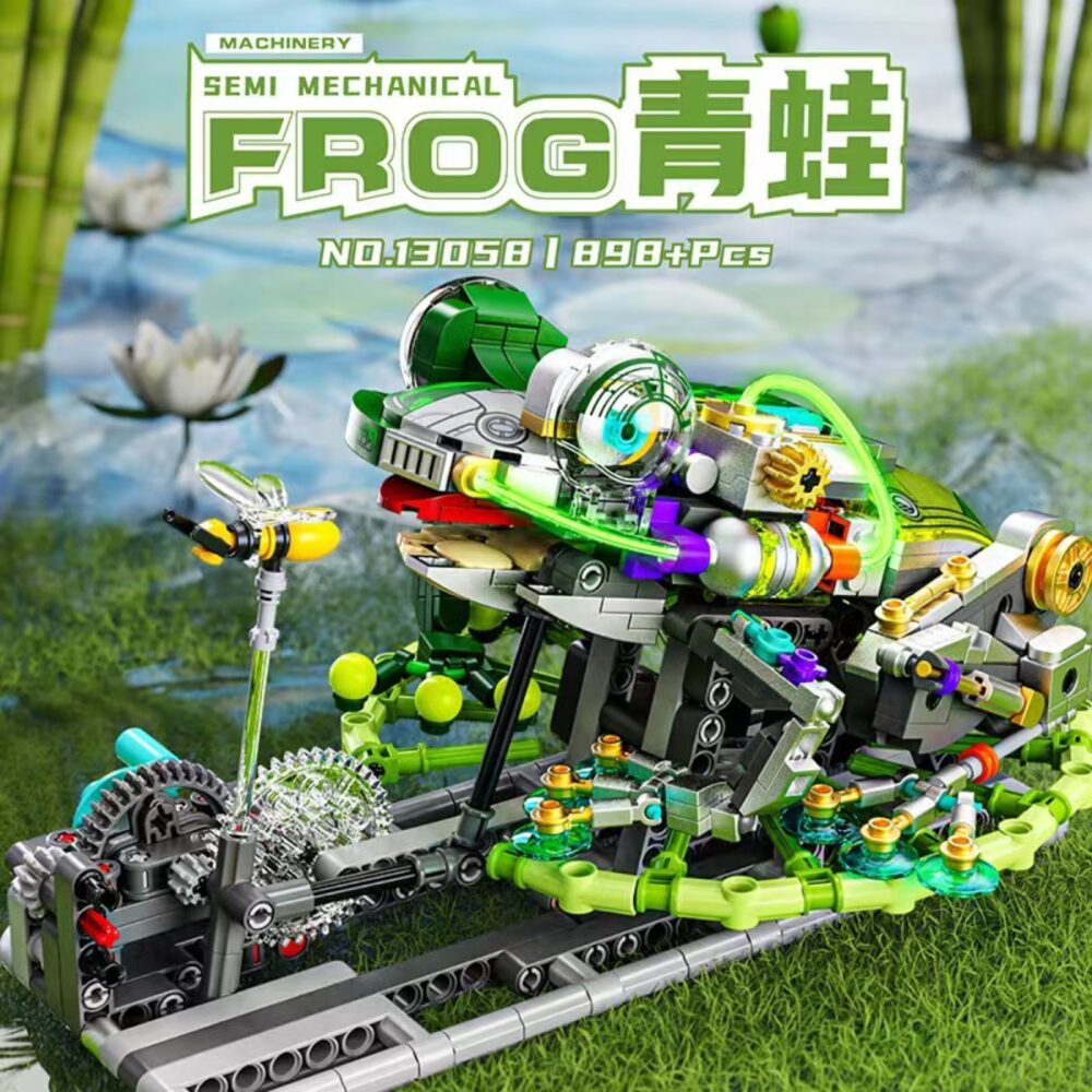 Modelex Building Block Sets - Semi-Automatic Mechanical Frog